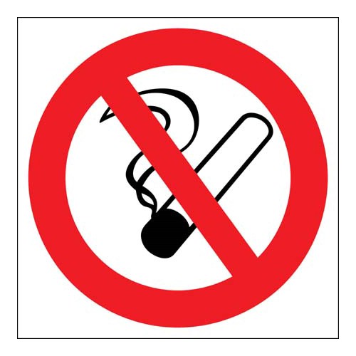 Skylt rökning förbjuden