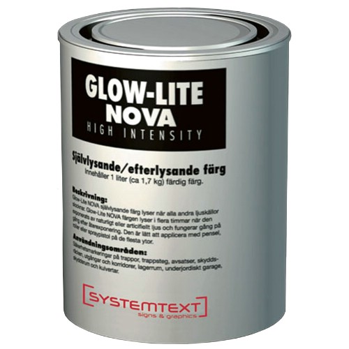 Färg GlowLite Nova efterlysande
