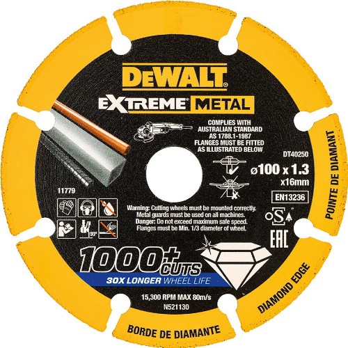 Diamantkapklinga DEWALT Extreme Metal