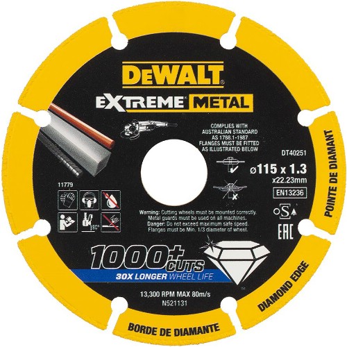 Diamantkapklinga DEWALT<br />Extreme Metal