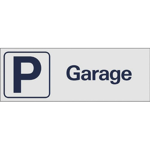 Skylt symbol P garage